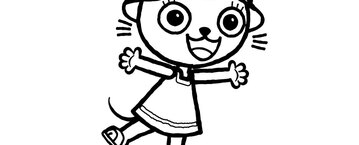 Kolorowanka Kicia Kocia