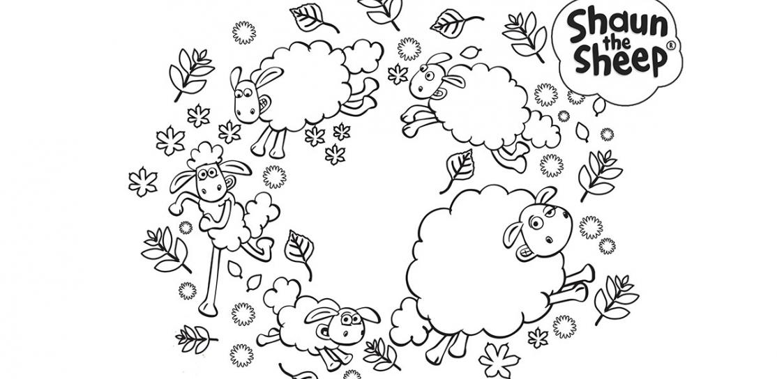 Kolorowanka Baranek Shaun